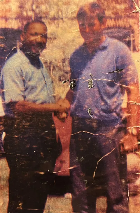 My grandpa with Martin Luther King on June 18, 1964