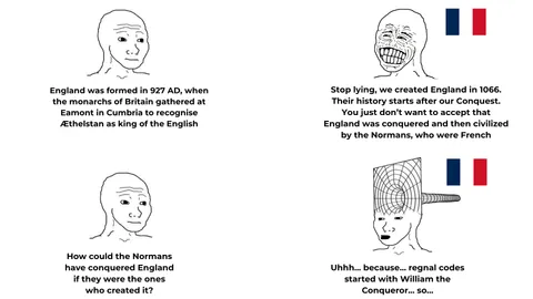 England was founded in 927, not 1066