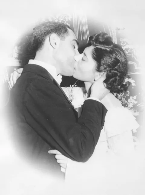 My enamored 1940s parents pre-marriage, going to war, and wedding. (Repost due to mess-up)