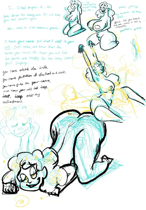 A collection of sketches (oc) [original art]