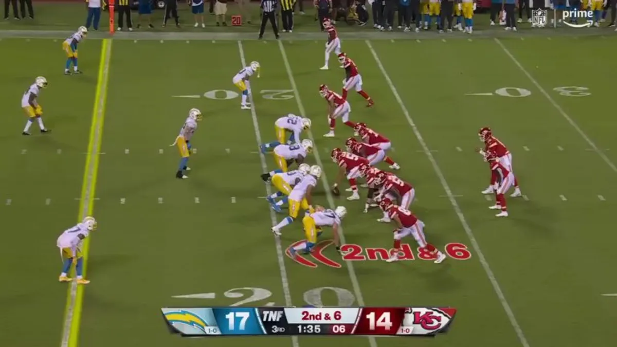 [Highlight] Derwin James hits the spinebuster on Travis Kelce [Week 2, 2022]