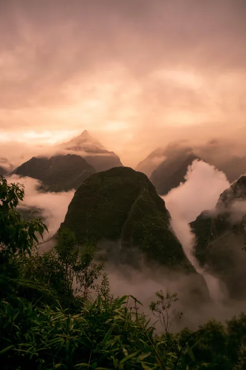 ITAP of sunrise at Machu Picchu