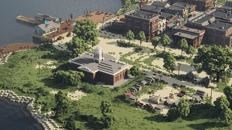 After 2 months of work, i finally built the whole Blackwater town from Red Dead Redemption2!