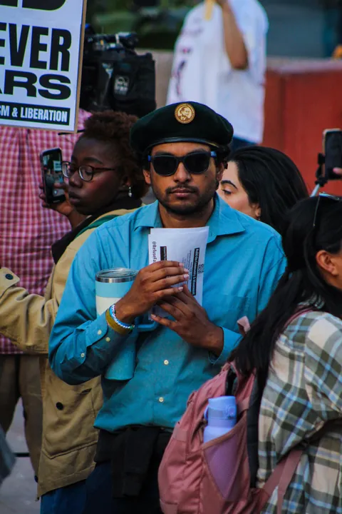 Photos from tonight’s STOP TRUMP’S WAR IN IRAN protest in Downtown Los Angeles [OC]
