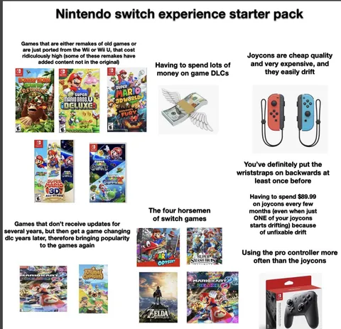Nintendo switch experience starter pack