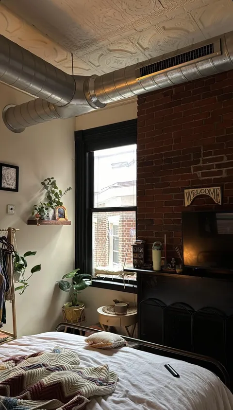 My room on a rainy Pittsburgh afternoon