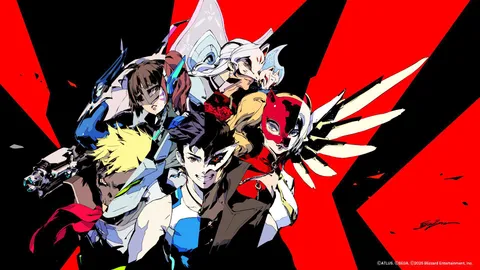Official Persona 5 x Overwatch Collab Art