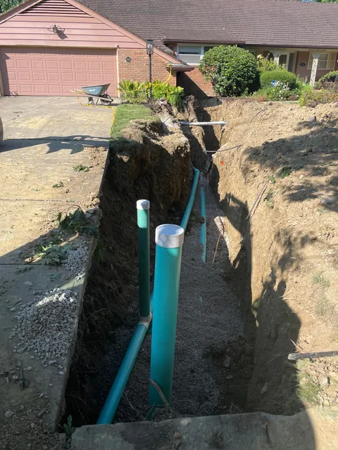 Had a full line sewer replacement a year after we bought our house. Instead of regrowing the grass, we transformed it into a garden over the course of 14 months.