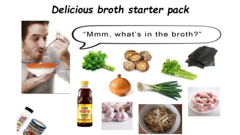 Delicious broth starter pack