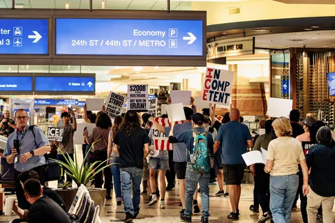 ICE Protests at Phoenix Sky Harbor Int’l Airport