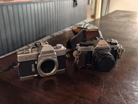 My grandpa passed recently and left me some camera gear. Guess I need some film now.