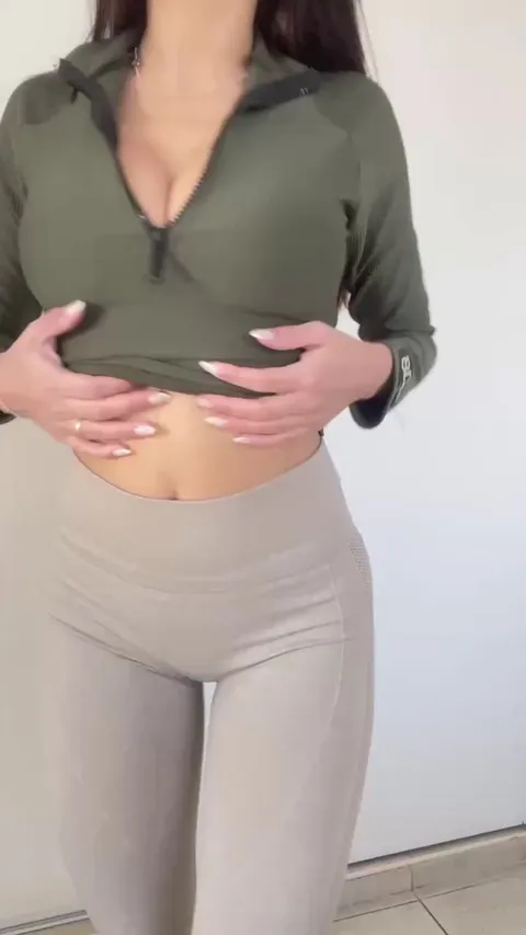 It feels good to take off your clothes after a gym session