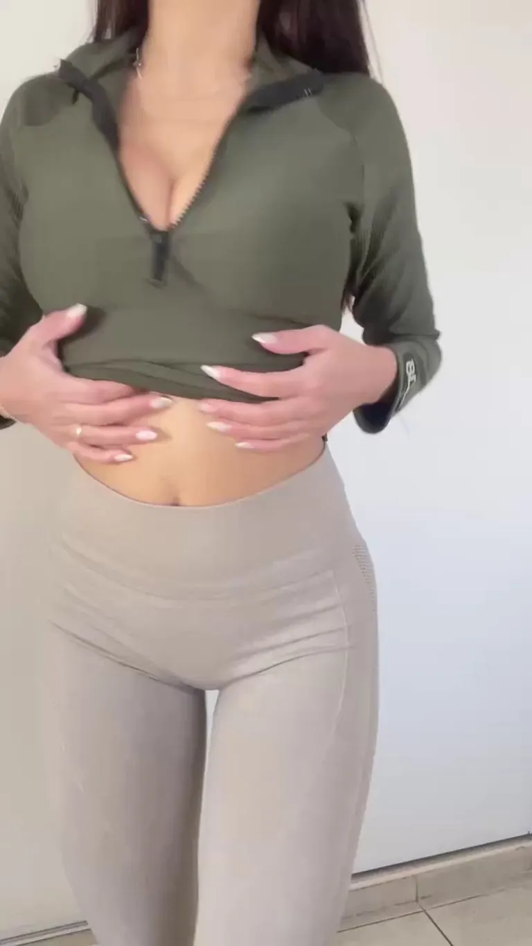 It feels good to take off your clothes after a gym session