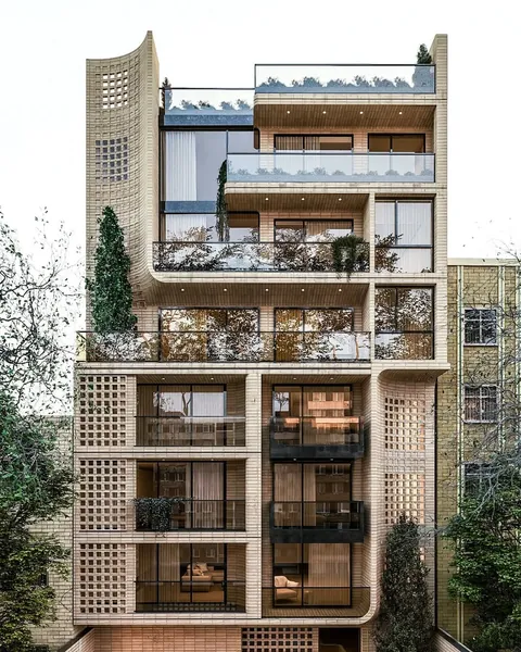mid-rise apartments - iran