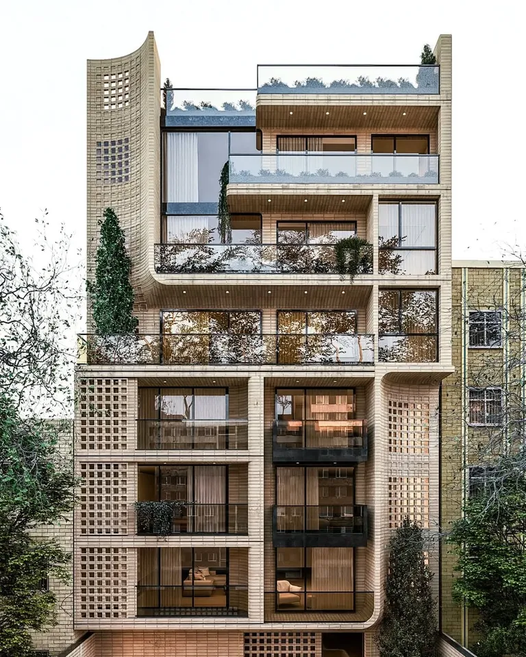 mid-rise apartments - iran