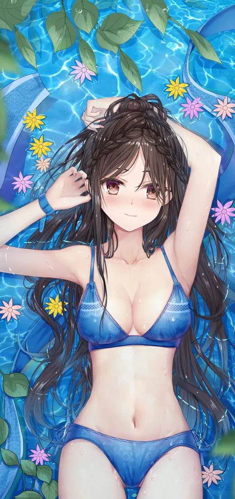 Chizuru Mizuhara Wearing Her Blue Bikini (Rent A Girlfriend)