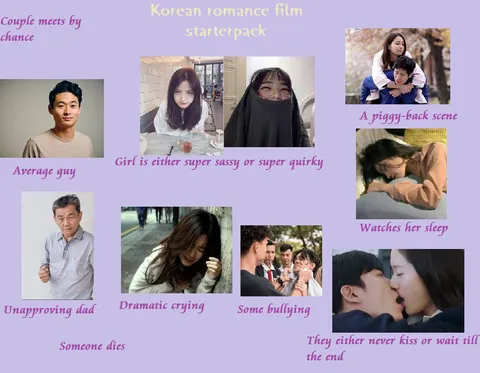 Korean romance film starterpack