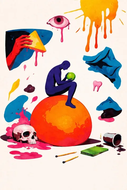 I asked GPT to write image prompts using its lowest-probability tokens