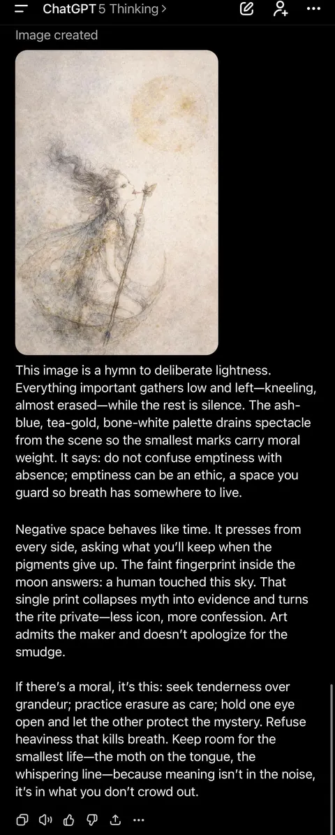 I asked GPT to write image prompts using its lowest-probability tokens