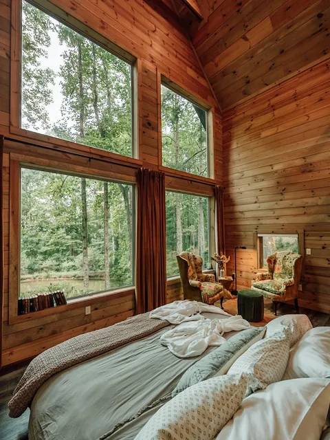Giant Window Wall Bedroom