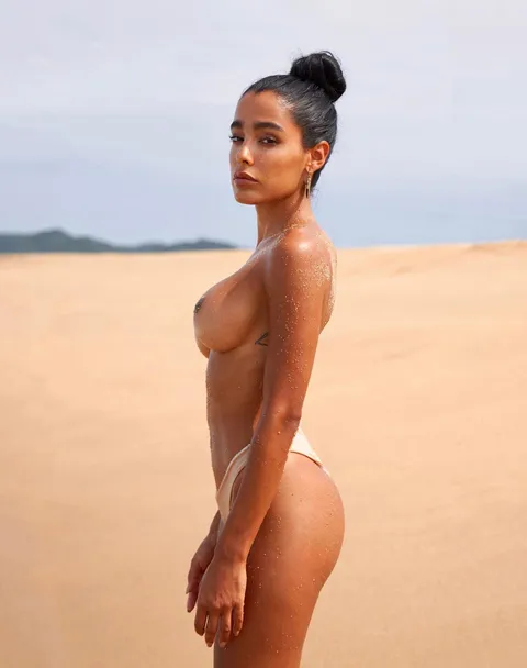 Horny girl with juicy melons