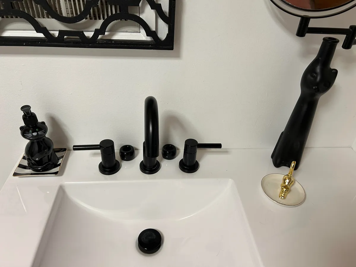 Black Cat Themed Bathroom