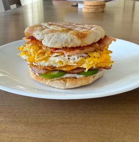 The perfect breakfast sandwich [homemade]