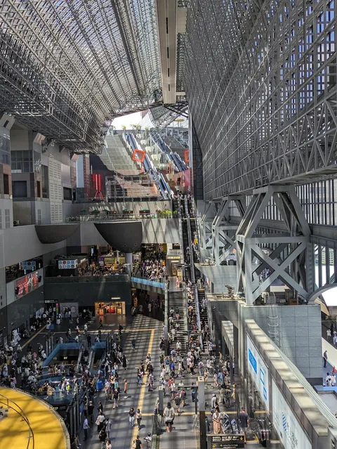 Always love when I have a few hours to kill in Kyoto Station, my second favorite train station in Japan!