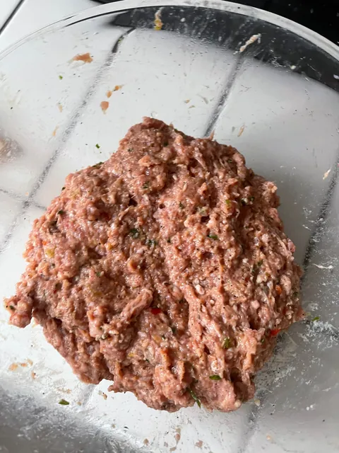 [homemade] pasta and meatballs with hard boiled eggs inside