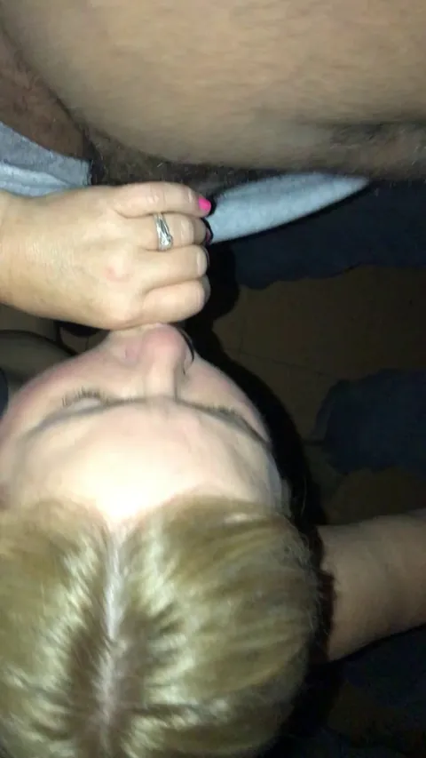 Sucking off a couple random guys at adult theater.