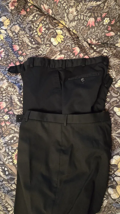 My husband and I do the *exact* same job at the same company. He has four pockets in his company issued uniform pants. I have none.