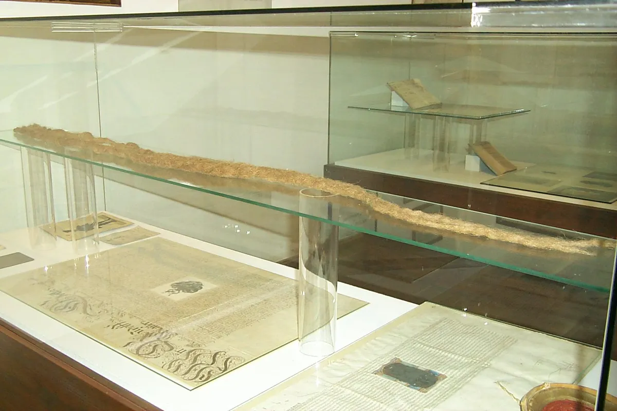 Sixteenth-century Mayor Hans Steininger was famous for his supposedly four-foot-long beard, until when he broke his neck by tripping over his own beard and killed him. Today, Steininger's beard is still displayed at the local museum in Branau am Inn, Austria.