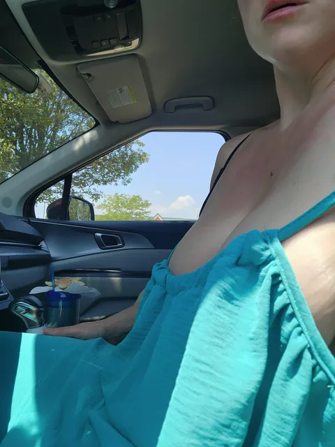 fucking myself in the car
