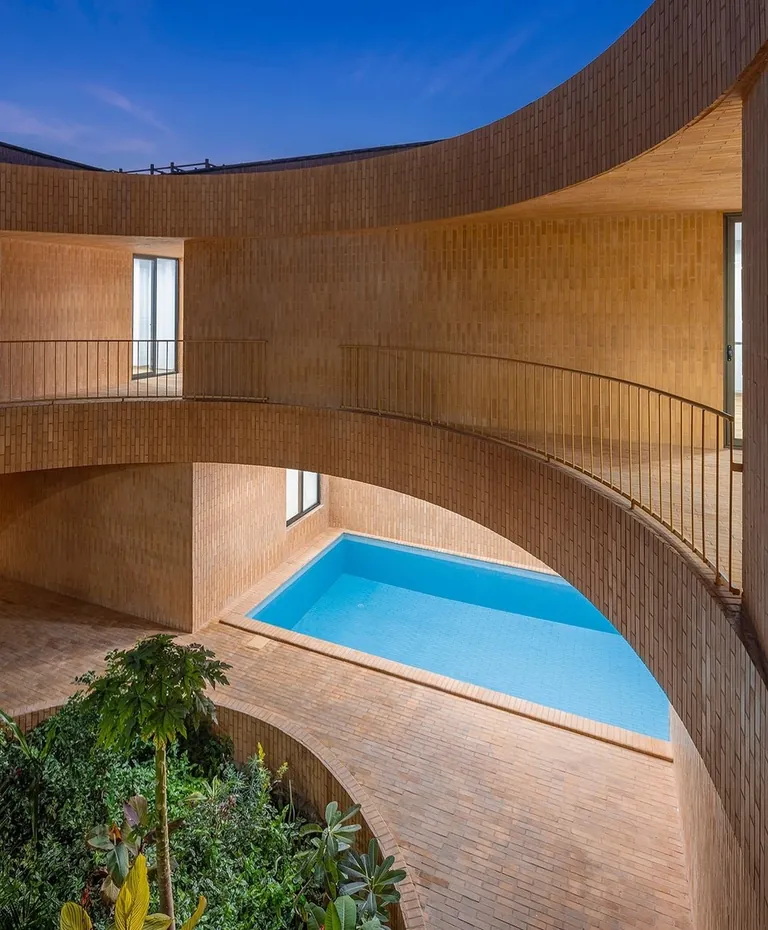 Brick - some contemporary residential buildings, iran. 