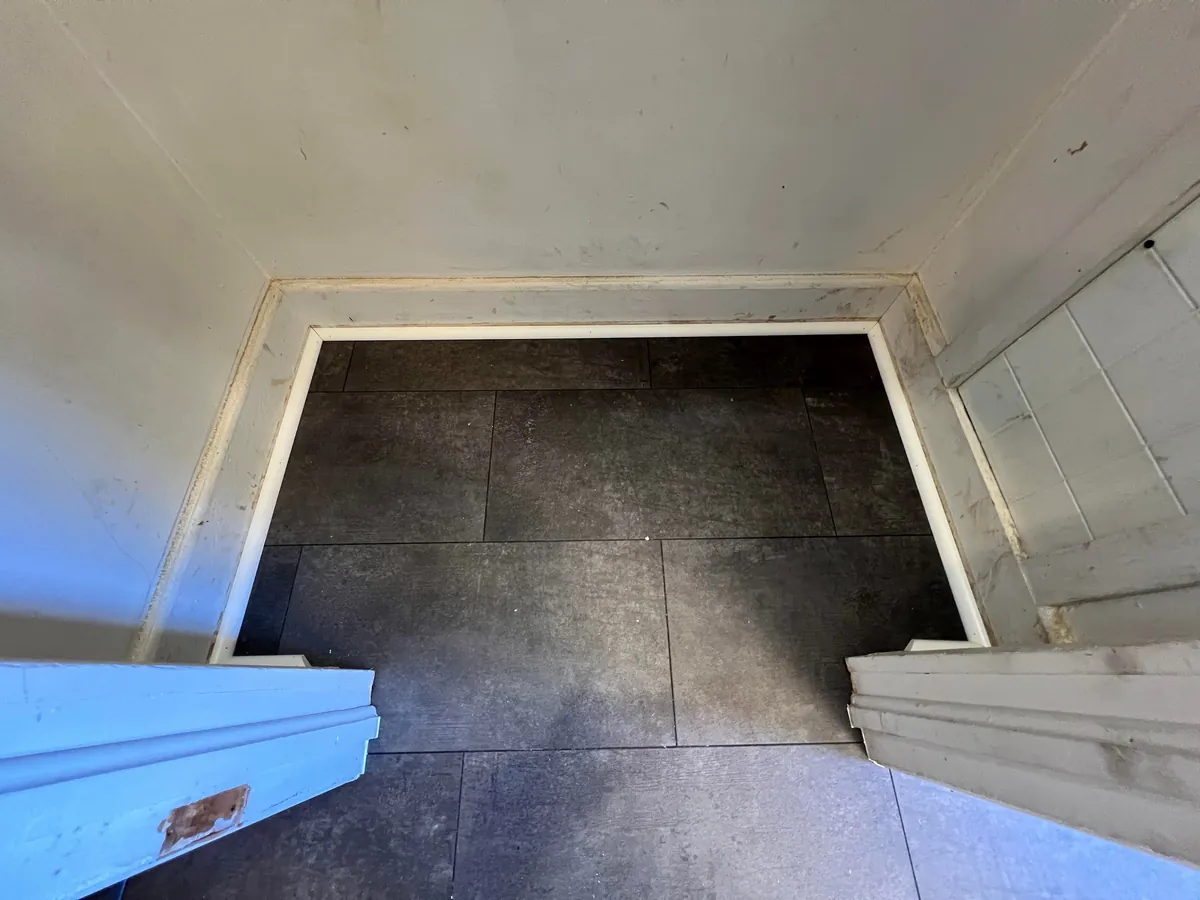 Finally got around to repairing the soft floor in my guest bathroom