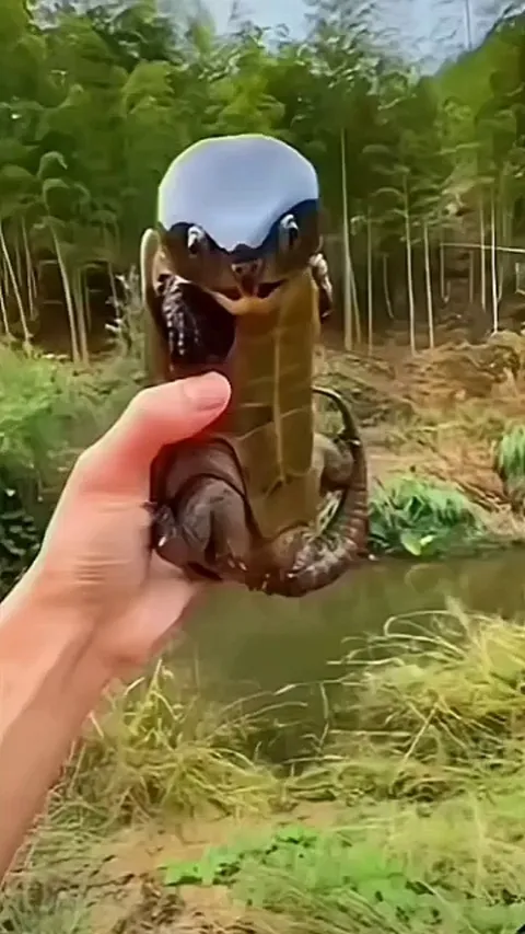 Baby Big headed turtle