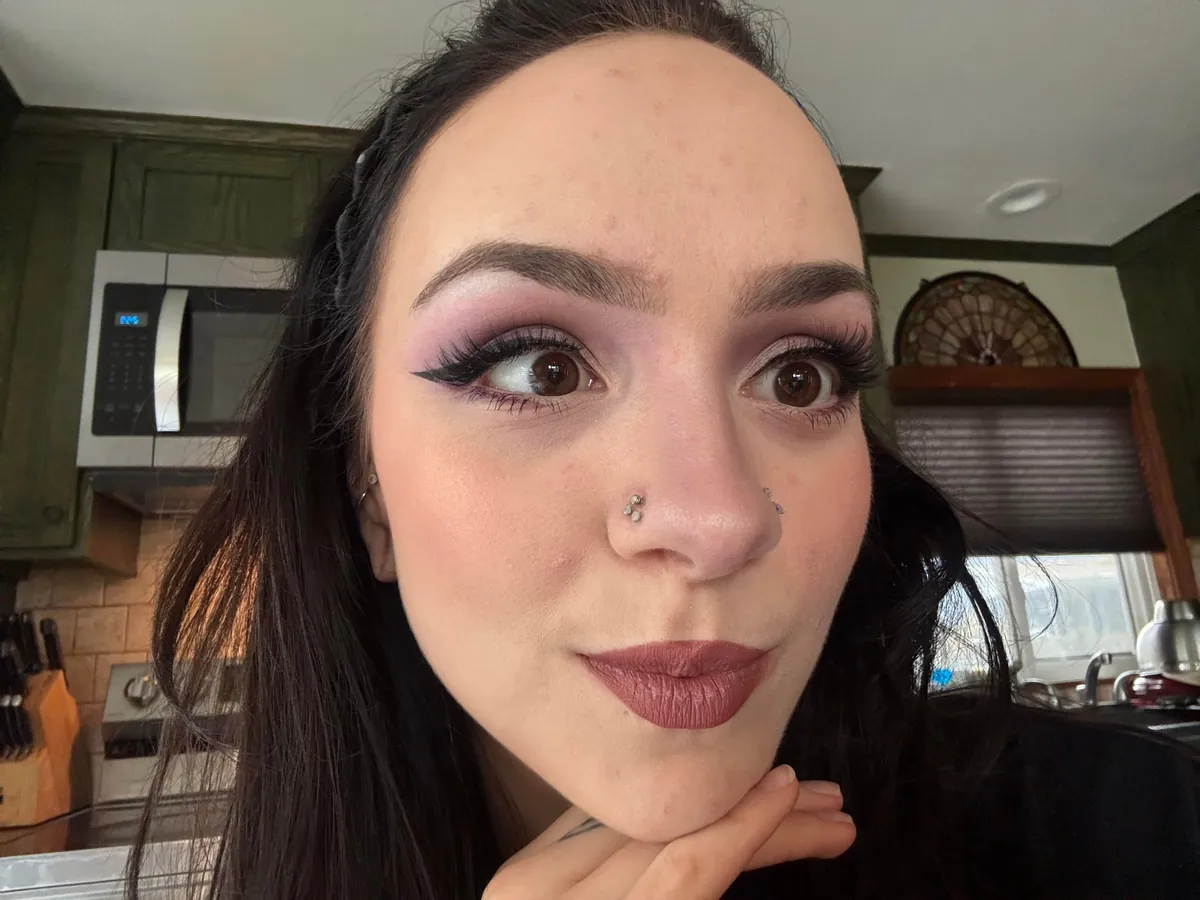 purple eyeshadow for today!!!