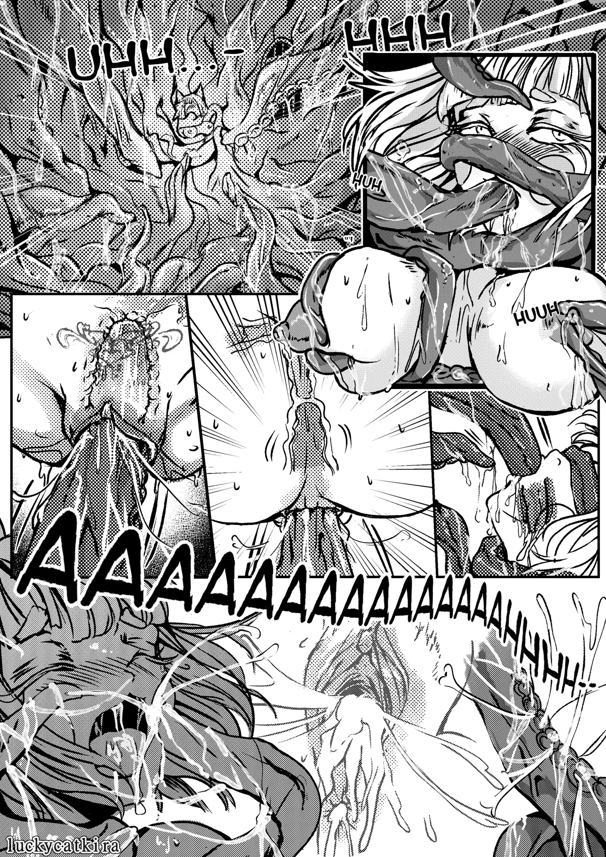 A sweet tentacle dream OC (artist: LajlaAkaisora)