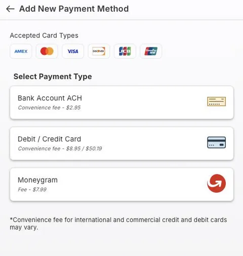 There is no way to pay my rent without extra fees