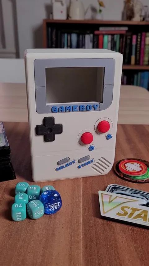 I made a Gameboy Deck box for my cards