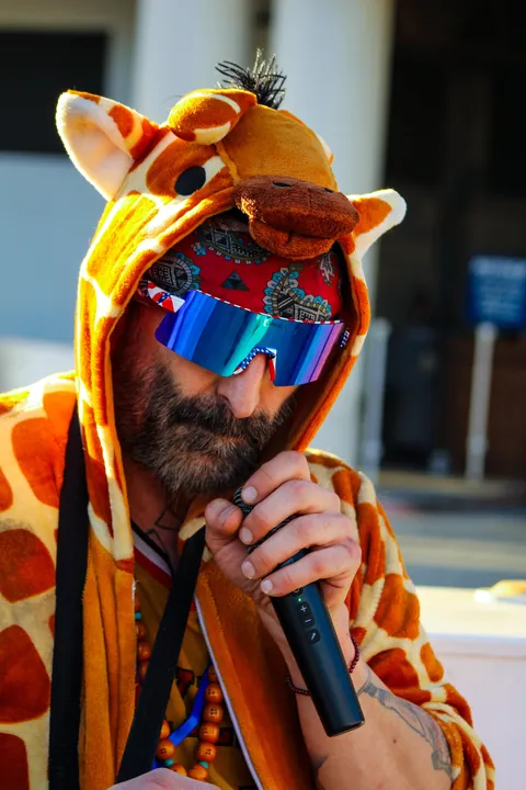[OC] A protest at the Federal Building in Downtown L.A., where ICE has ramped up kidnappings again