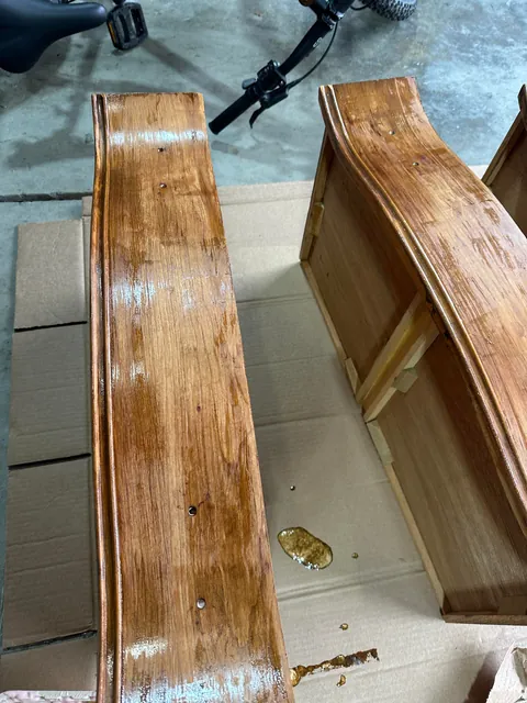 I refreshed an old dresser