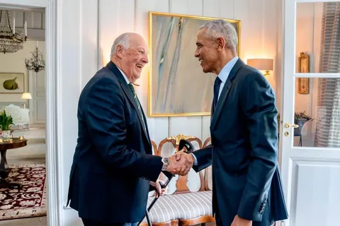 Trump asked if King Harald of Norway could invite him to an audience. The King invited Obama instead