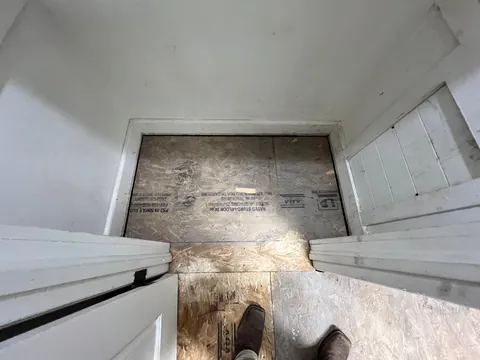 Finally got around to repairing the soft floor in my guest bathroom