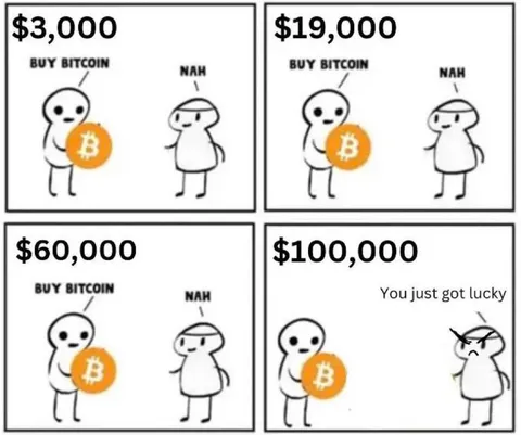 You just got lucky #HODL