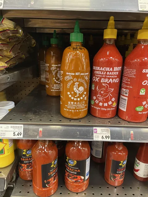 Oddly colored Siracha