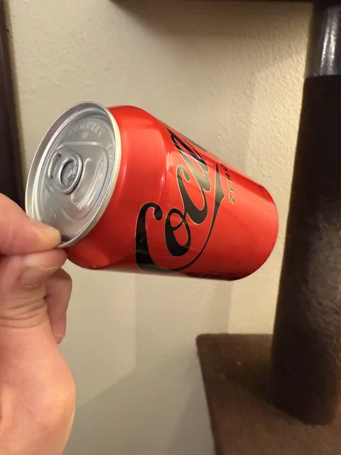 This factory sealed empty Coke Zero can