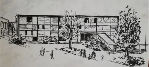 I drew my school