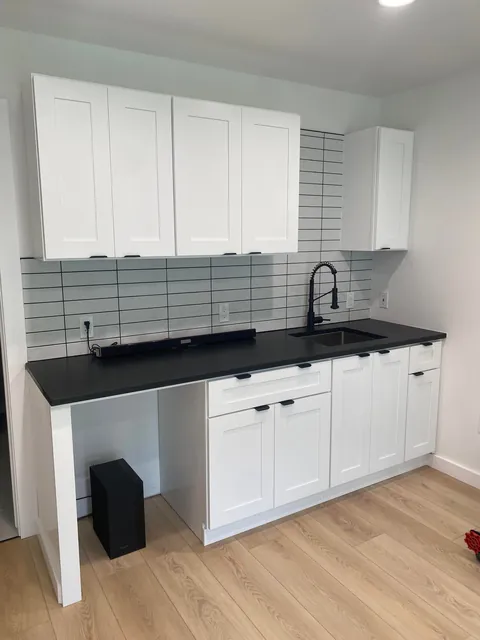 3 year garage/studio apartment build, cost ~$70,000 and one marriage