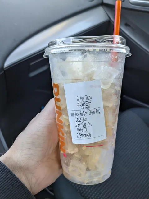 This is "less ice" in my iced coffee